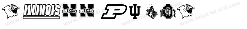 NCAA Seton字体转换